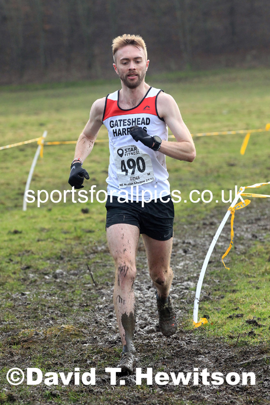 Senior mens 2022 North Eastern Harrier League, Thornley Farm, Peterlee, County Durham. Photo: David T. Hewitson/Sports for All Pics